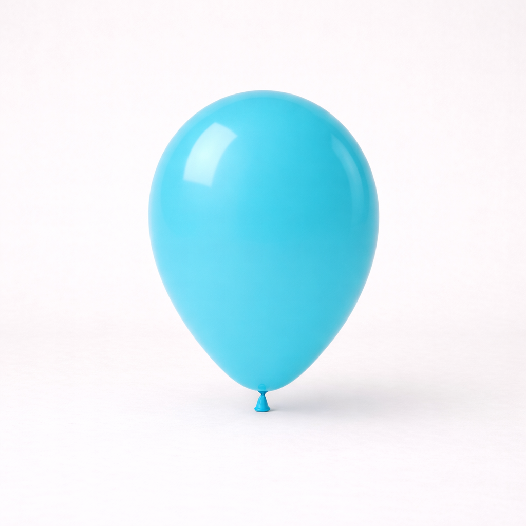 blauwe ballon voor kinderfeestje