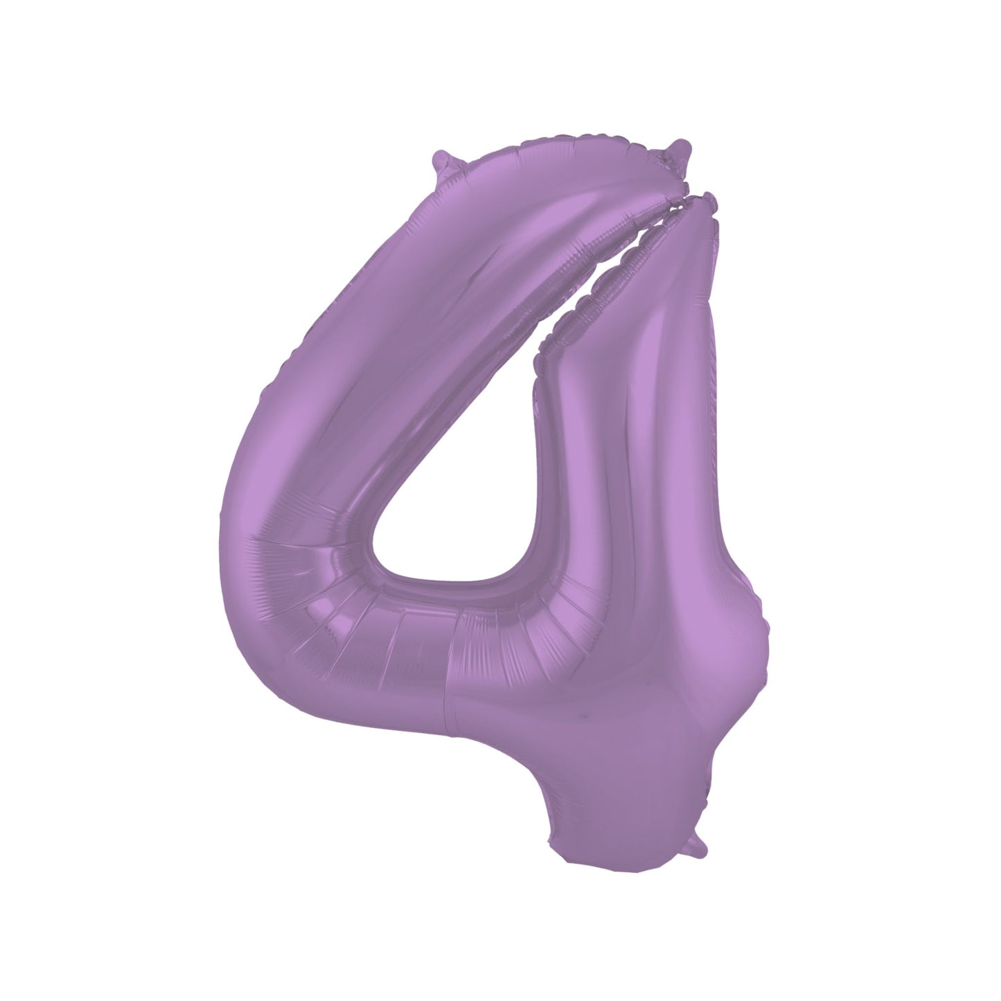 Folieballon cijfer 4 Paars 86 cm