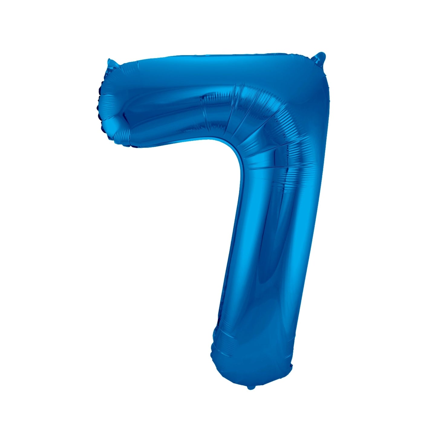 Folieballon cijfer 7 Blauw 86 cm