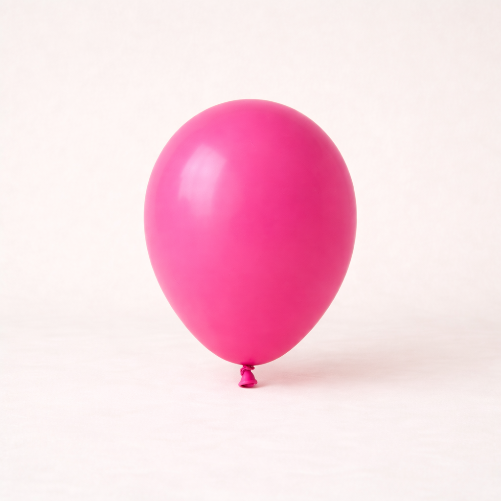 fuschia latex ballon voor kinderfeestje