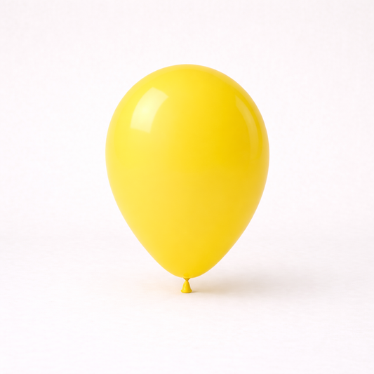 gele latex ballon voor kinderfeestje