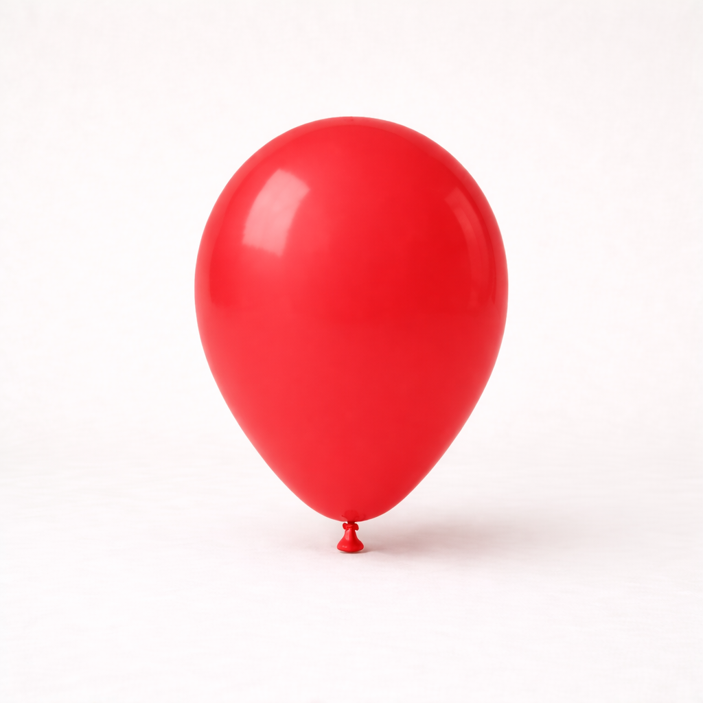 Rode latex ballon voor kinderfeestje
