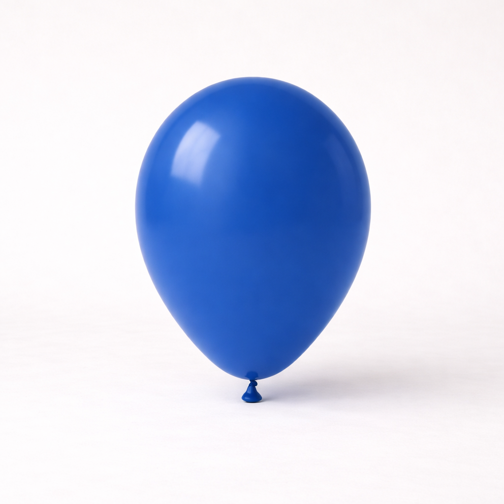 blauwe ballon voor kinderfeestje