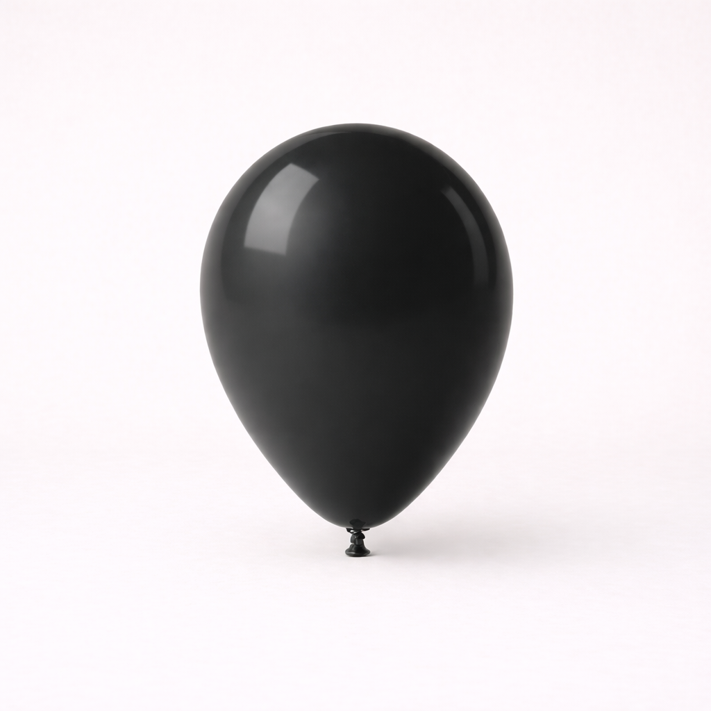 zwarte ballon voor kinderfeestje