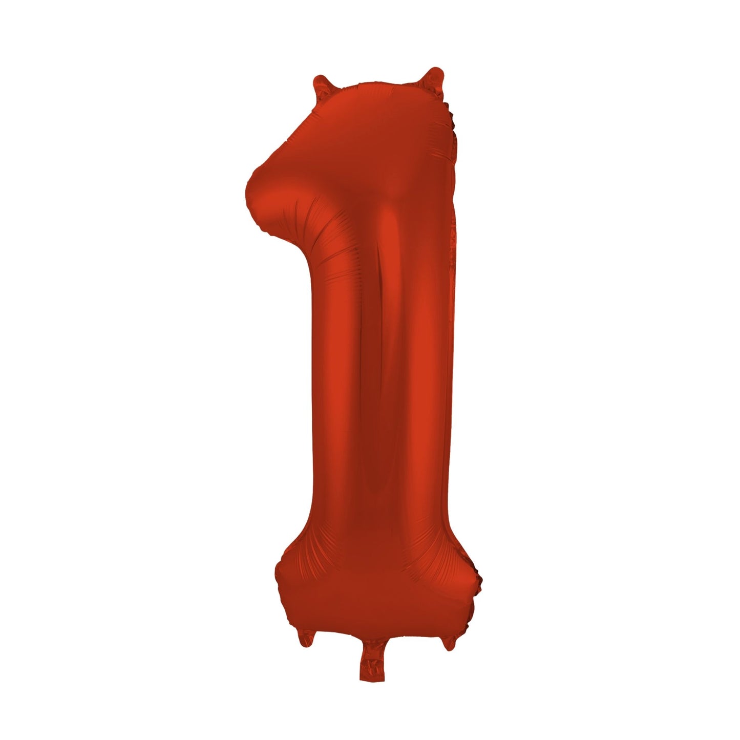 Folieballon cijfer 1 Rood 86 cm