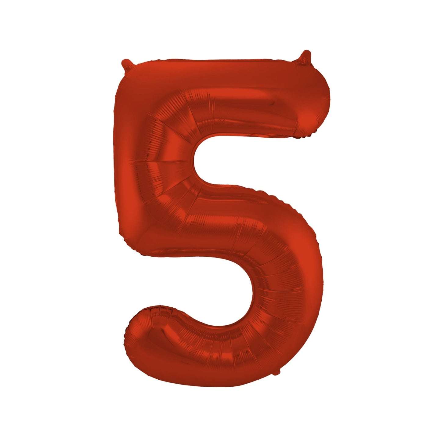 Folieballon cijfer 5 Rood 86 cm