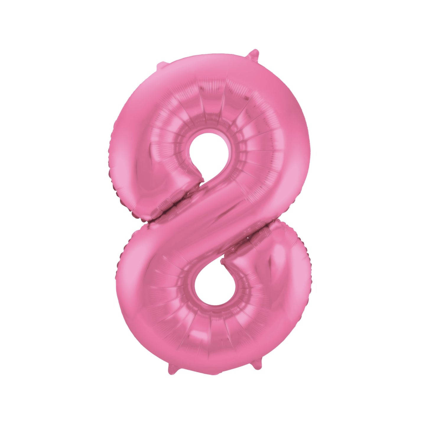 Folieballon cijfer 8 Roze 86 cm