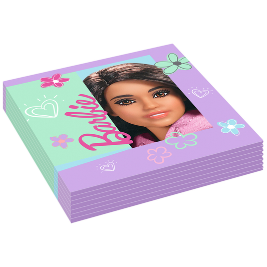 Servetten (16st) Barbie