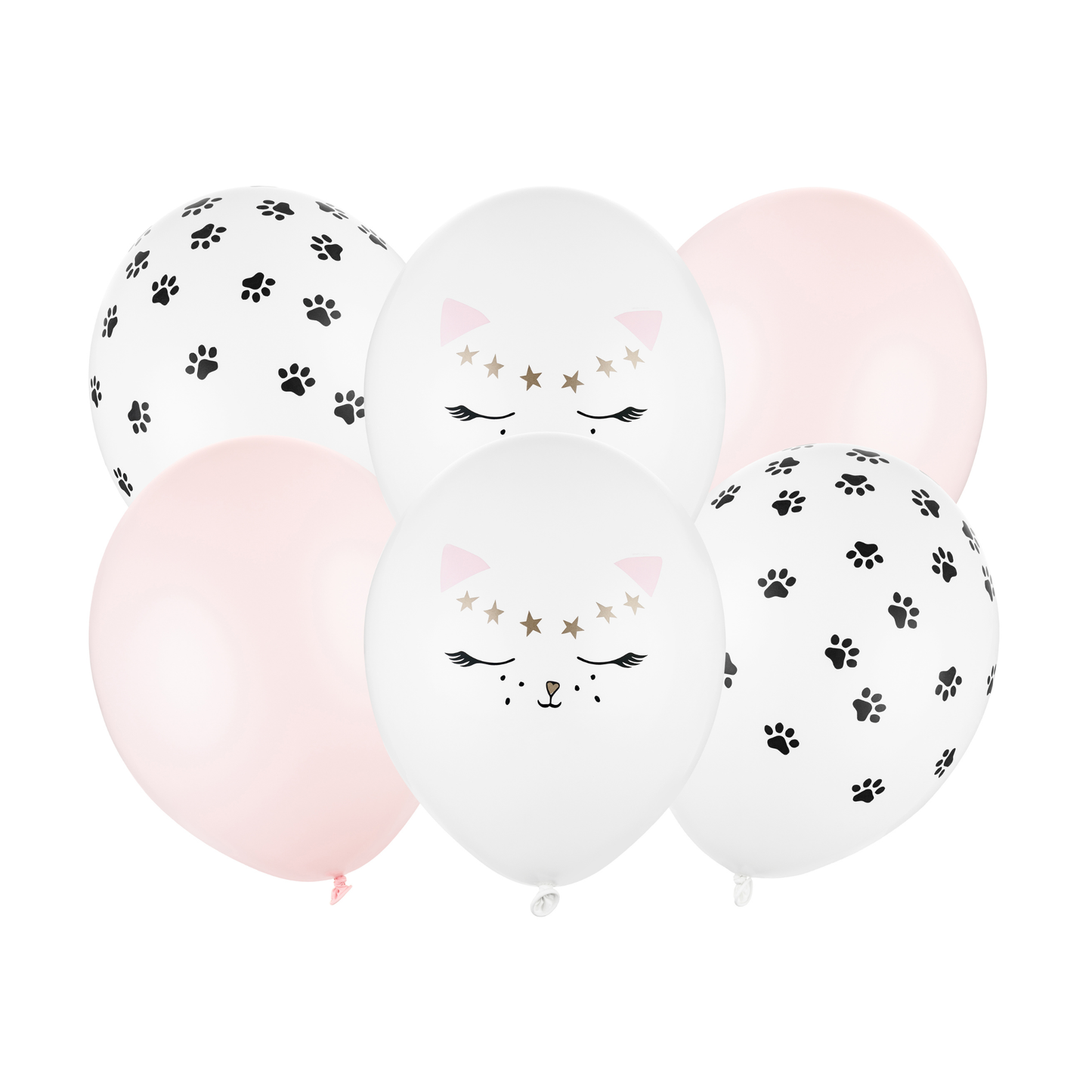 Ballonnenmix Happy Birthday (6st) Kitty Party
