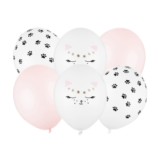 Ballonnenmix Happy Birthday (6st) Kitty Party