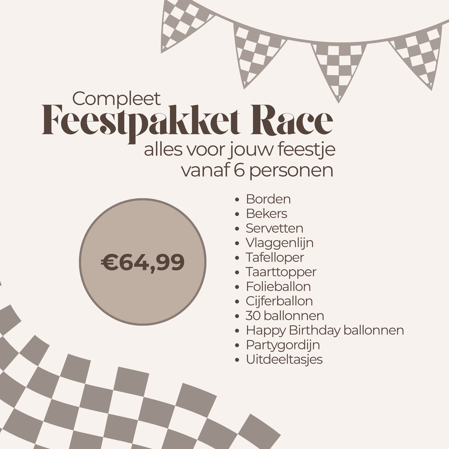 Race Auto Feestpakket